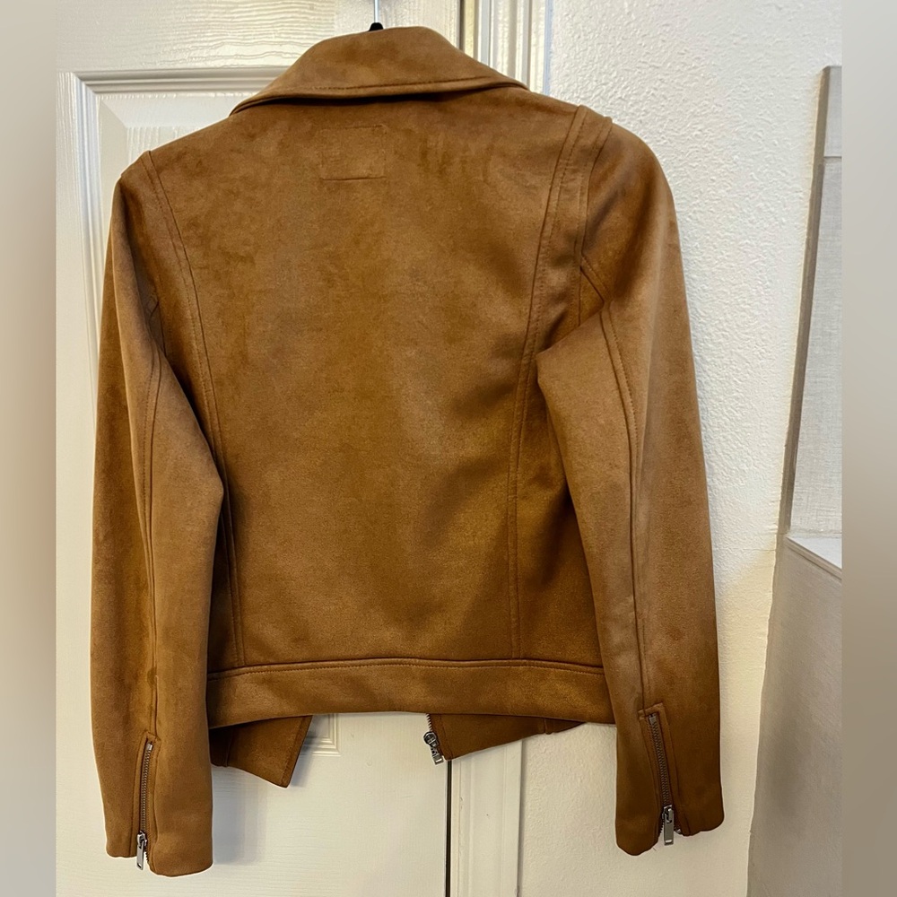 Women's Camel Brown Jacket - Picture 3 of 5
